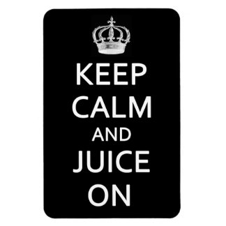 Magnet Flexible Retro Vintage Garder le calme et le jus sur l'aima