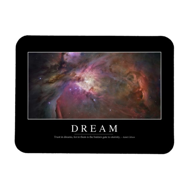 Magnet Flexible Rêve : Citation Inspirationnelle (Horizontal)
