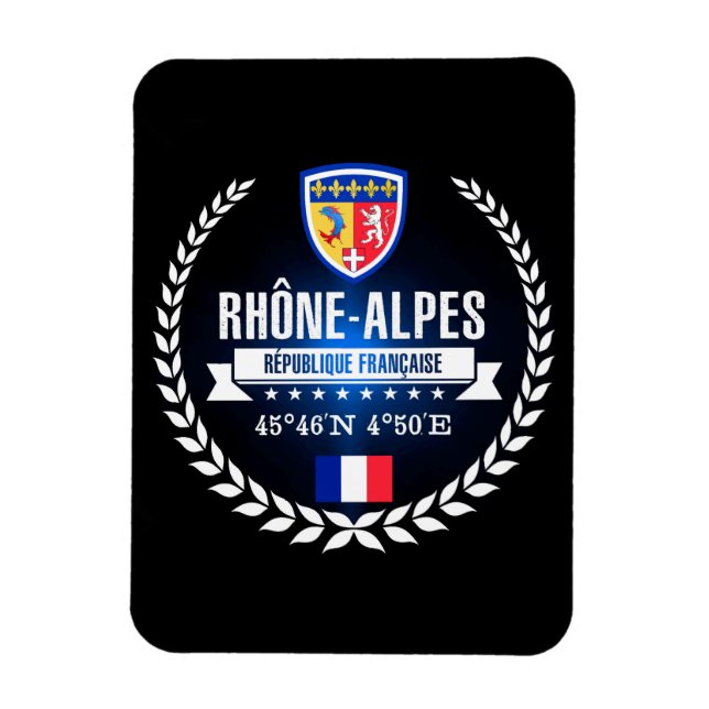 Magnet Flexible Rhône-Alpes (Vertical)