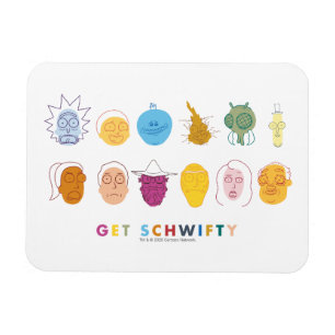 Magnet Flexible RICK ET MORTY™   Get Schwifty