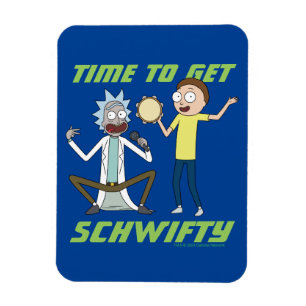 Magnet Flexible RICK ET MORTY™ Il Est Temps D'Obtenir Schwifty