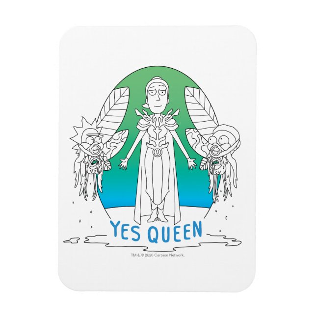 Magnet Flexible RICK ET MORTY™ | Oui Reine (Vertical)