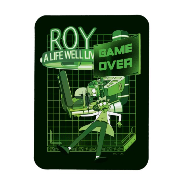 Magnet Flexible RICK ET MORTY™ | Roy Une Vie Bien Vécue (Vertical)