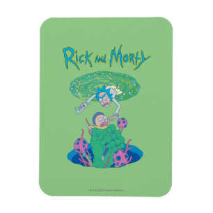 Magnet Flexible RICK ET MORTY™   Secourt du portail
