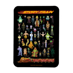 Magnet Flexible RICK ET MORTY™ Train d'histoire