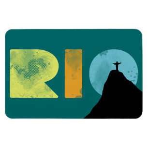 Magnet Flexible RIO Brasil with Corcovado mountain