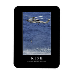 Magnet Flexible Risque : Citation inspirée 1