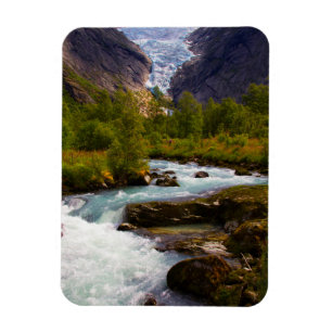 Magnet Flexible Rivière coulant du glacier de Briksdal