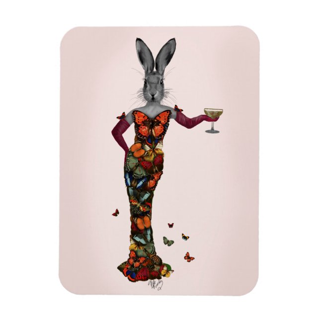 Magnet Flexible Robe papillon Rabbit 2 (Vertical)