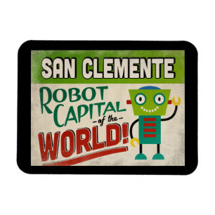 Magnet Flexible Robot San Clemente Californie - Vintage amusant