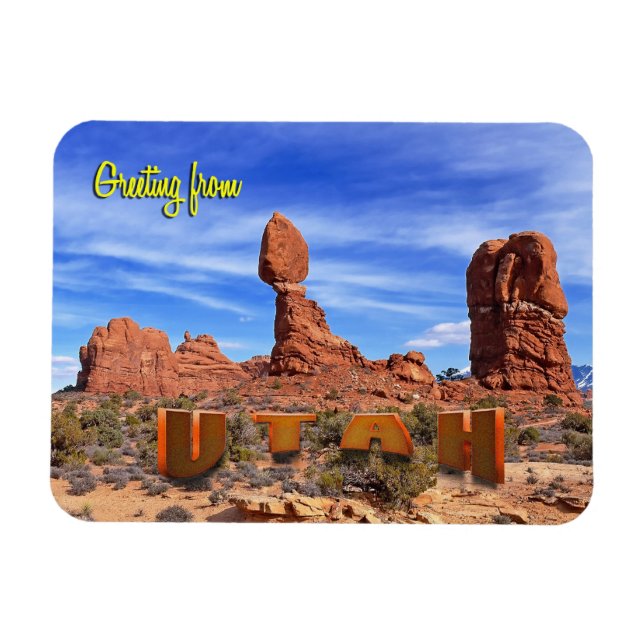 Magnet Flexible Rocher équilibré, Utah (Horizontal)