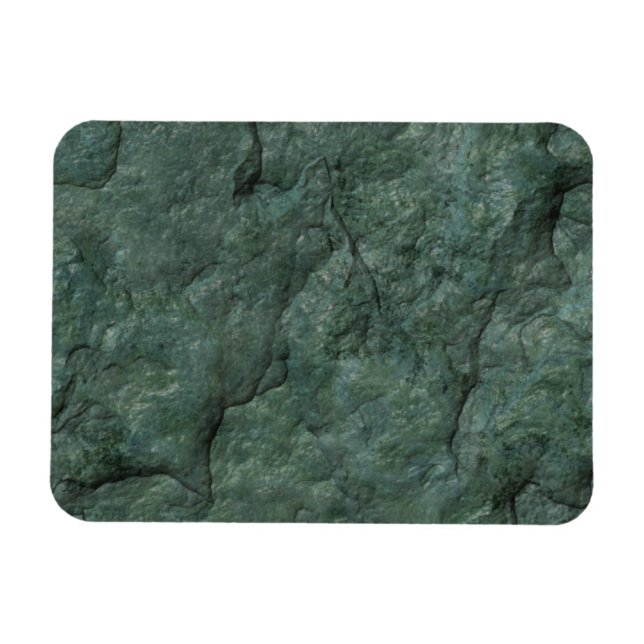 Magnet Flexible Rocher vert ciselé gris (Horizontal)