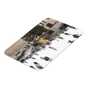 Magnet Flexible Rockefeller Centre patinoire patinoire NYC Photogr