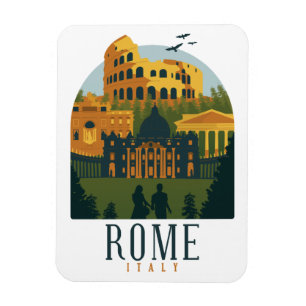 Magnet Flexible Rome Colisée Vintage