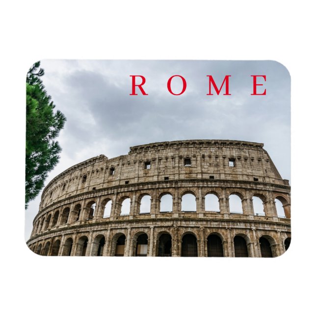 Magnet Flexible Rome Colosseum vue aimant frigo (Horizontal)