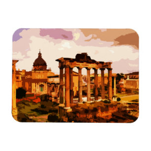 Magnet Flexible Rome Forum Romanum Architecture Italie