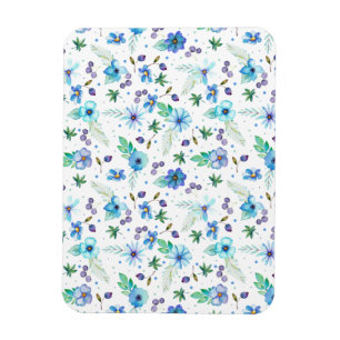 Magnet Flexible Rose bleu