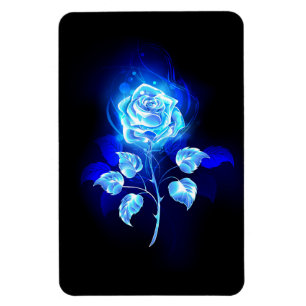 Magnet Flexible Rose bleu brûlant