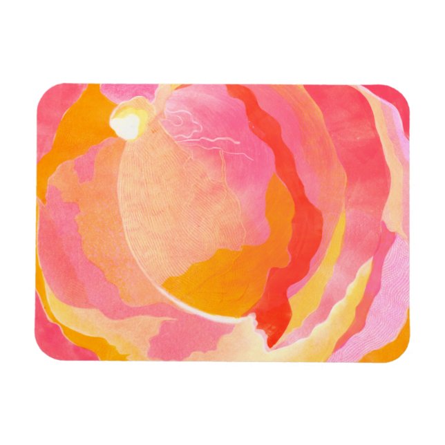 Magnet Flexible Rose de chou III (Horizontal)