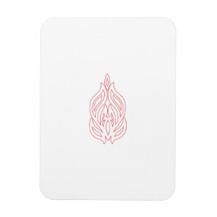 Magnet Flexible Rose foncé, Agany à chasse, Design décoratif
