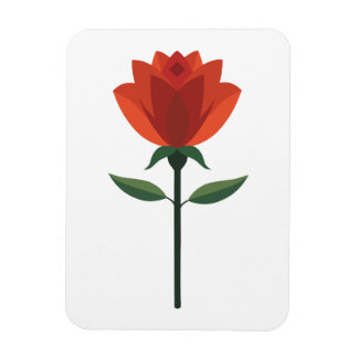 Magnet Flexible Rose rouge intemporelle