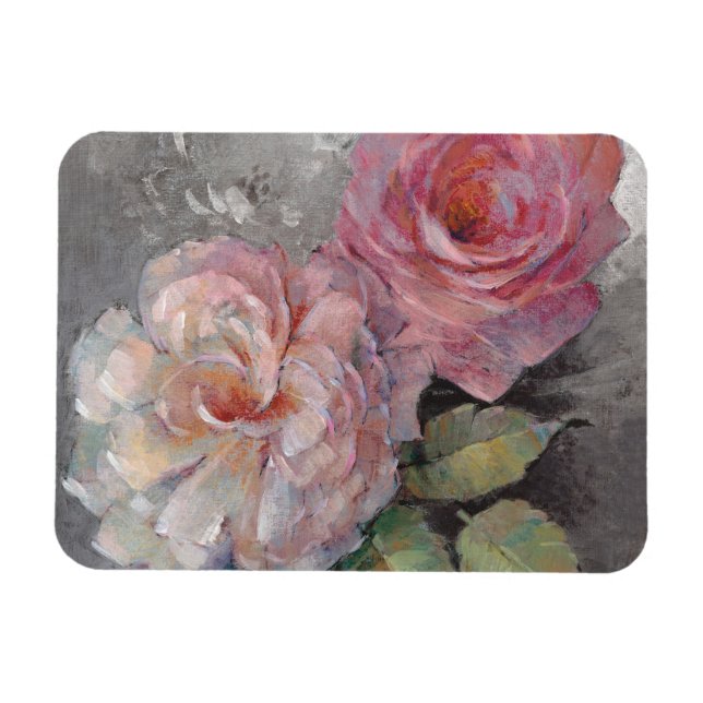 Magnet Flexible Roses sur Grey (Horizontal)