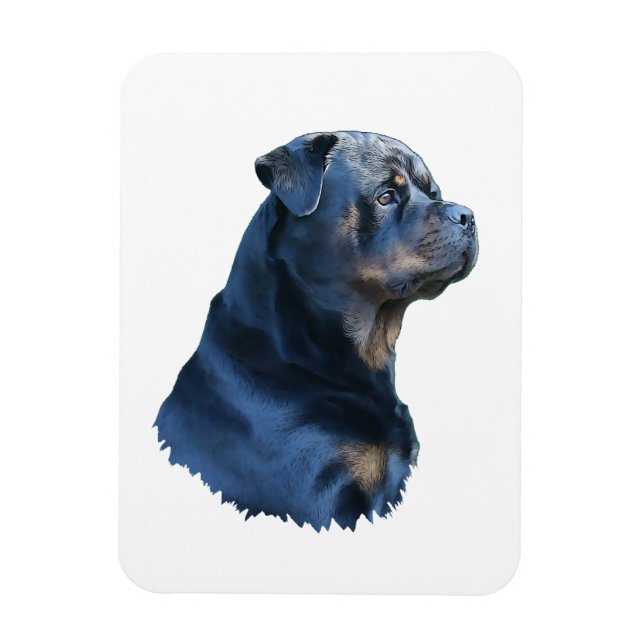 Magnet Flexible Rottweiler (Vertical)