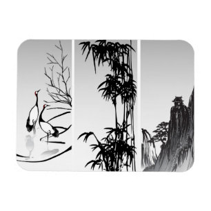 Magnet Flexible Rouleau oriental vertical