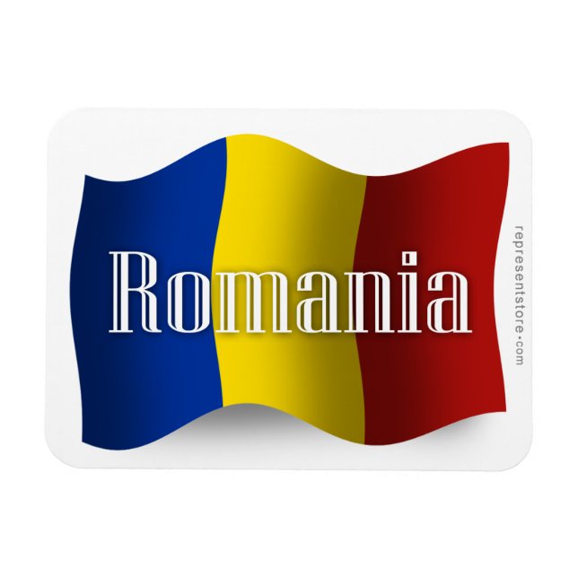 Magnet Flexible Roumanie - Drapeau (Horizontal)
