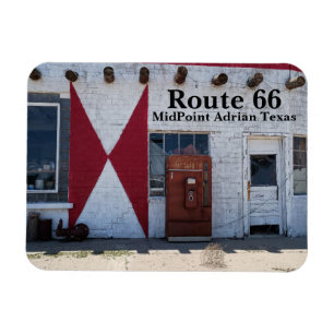 Magnet Flexible Route 66 Main St. Adrian Texas MidPoint