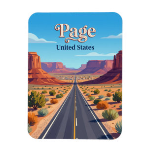 Magnet Flexible Route américaine 89 près de Page Arizona
