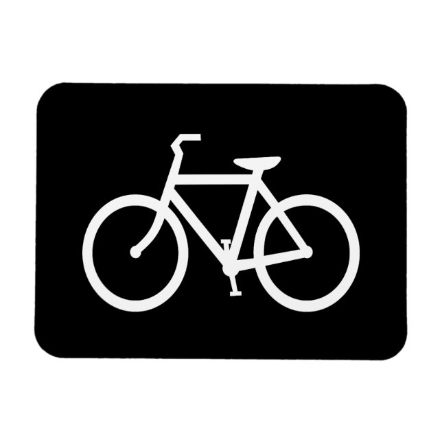 Magnet Flexible Route des Vélos blancs (Horizontal)