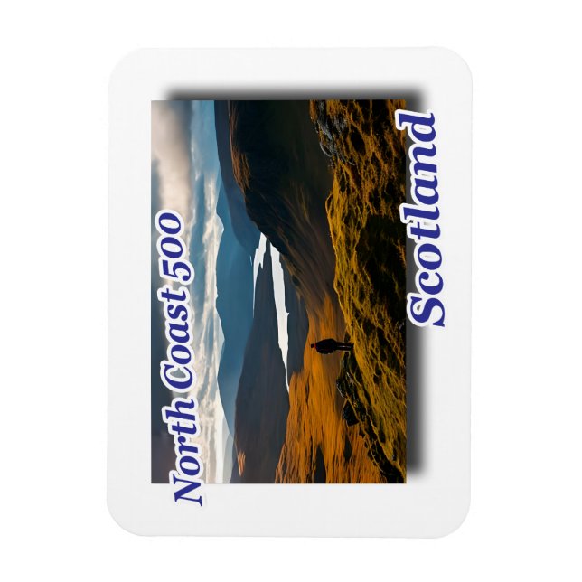 Magnet Flexible route écossaise paysage aimant (Vertical)
