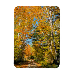 Magnet Flexible Route rurale Automne Colonnes New Hampshire