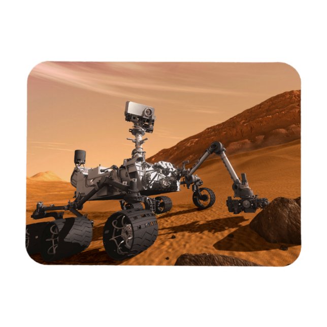 Magnet Flexible Rover Curiosity Du Laboratoire Scientifique Mars. (Horizontal)
