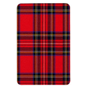 Magnet Flexible Royal Stewart tartan red black plaid