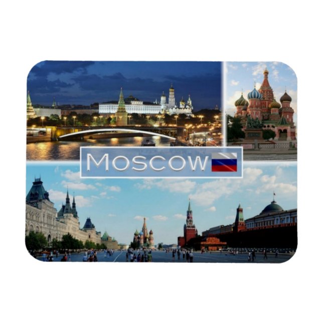 Magnet Flexible RU Russie - Moscou - (Horizontal)
