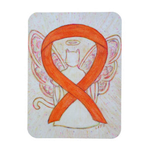 Magnet Flexible Ruban de sensibilisation à l'orange Manteau Angel