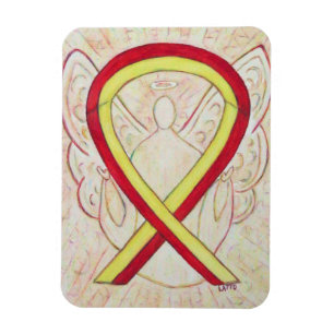 Magnet Flexible Ruban de sensibilisation rouge et jaune Angel magn