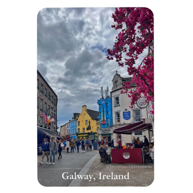 Magnet Flexible Rue commerçante en Galway, Irlande (Vertical)
