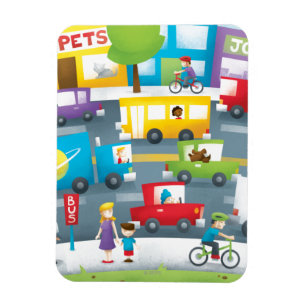 Magnet Flexible Rue de ville