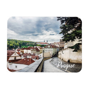 Magnet Flexible Rue du centre de Prague Carte postale