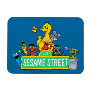 Magnet Flexible Rue Sésame   Couleur complète avec Pals