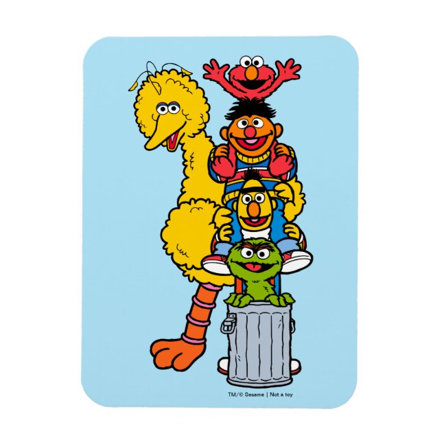 Magnet Flexible Rue Sésame | Pose Pals Street Sesame (Vertical)