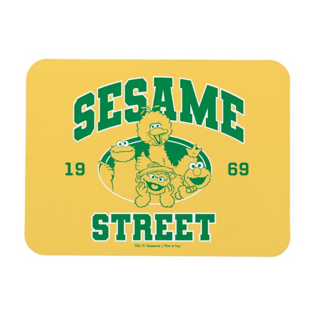 Magnet Flexible Rue Sésame | Vintage 1969 (Horizontal)