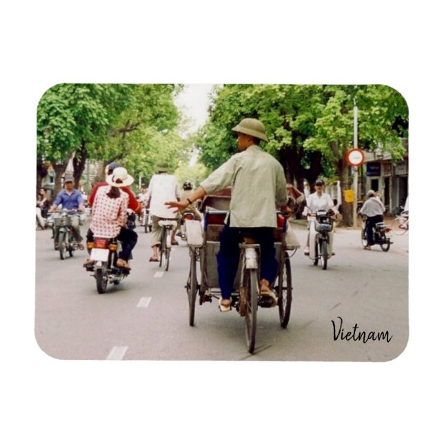 Magnet Flexible rues vietnam (Horizontal)