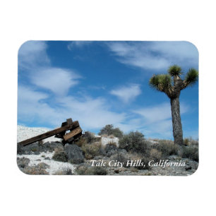 Magnet Flexible Ruines de la mine Talc avec Joshua Tree
