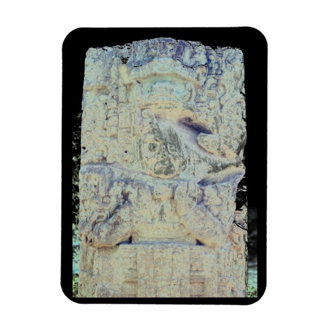 Magnet Flexible Ruines mayas antiques Copan Honduras Photo Conçu (Vertical)
