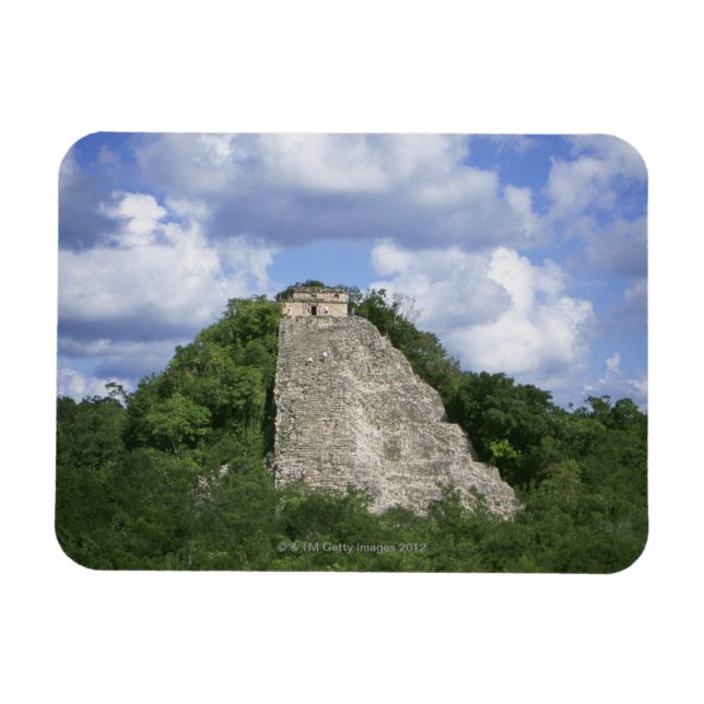 Magnet Flexible Ruines mayas de Coba, péninsule du Yucatan, Mexiqu (Horizontal)