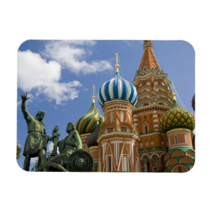Magnet Flexible Russie, Moscou, place Rouge. St. Basil's 3